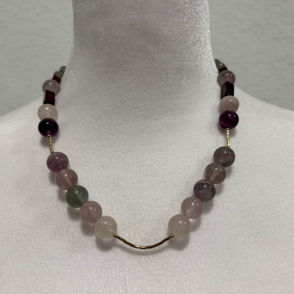 Elegant Multi-Color Beaded Necklace